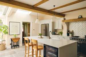 Construction workers checking live site