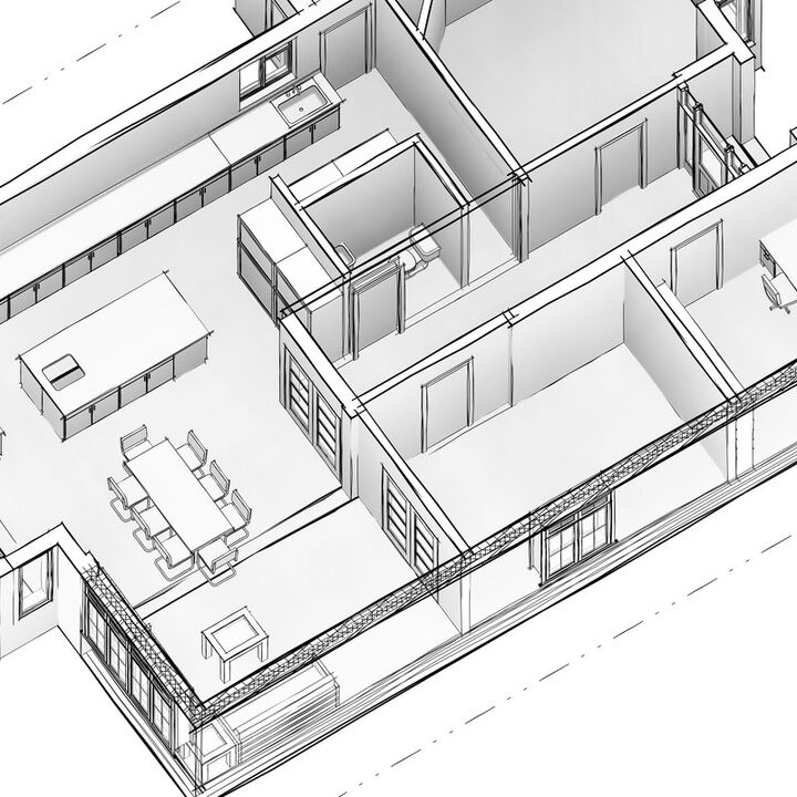 Rutland Place 3d  PROPOSED - 3D View - Kitchen Cutaway.jpg