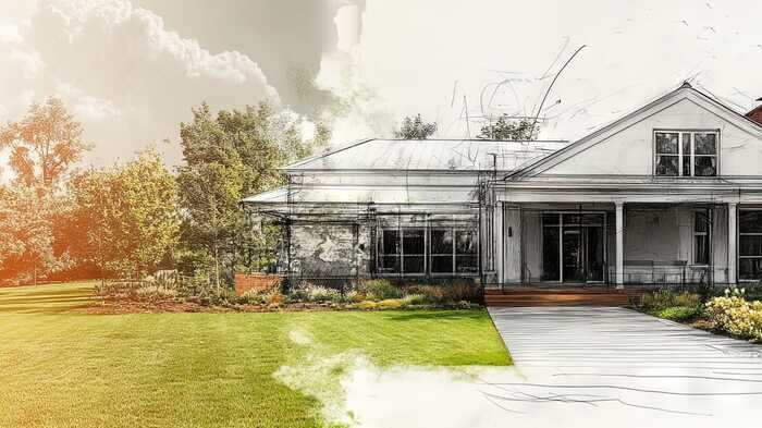 CAD drawing of bungalow extension CAD drawing of bungalow extension