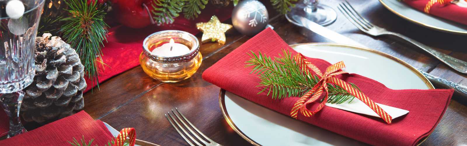 Christmas holidays table