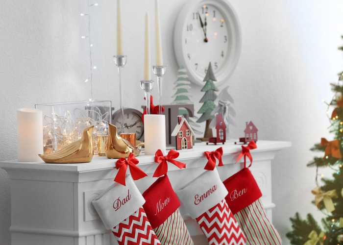 white mantel stockings white mantel stockings