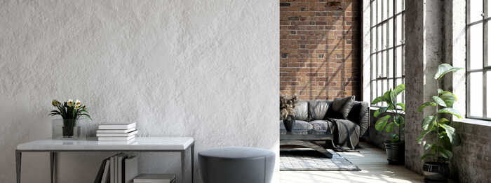 minimalist living space