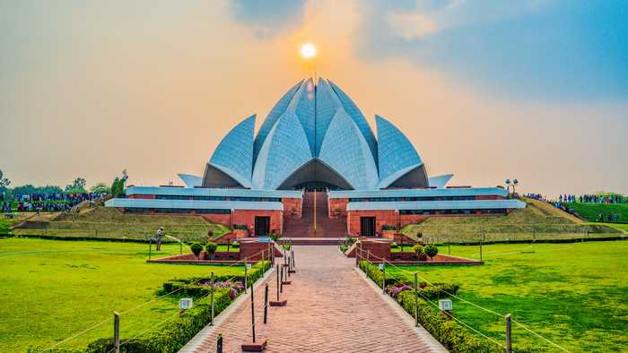 lotus temple new dehli