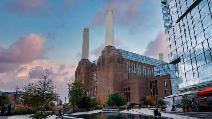 battersea power station in london