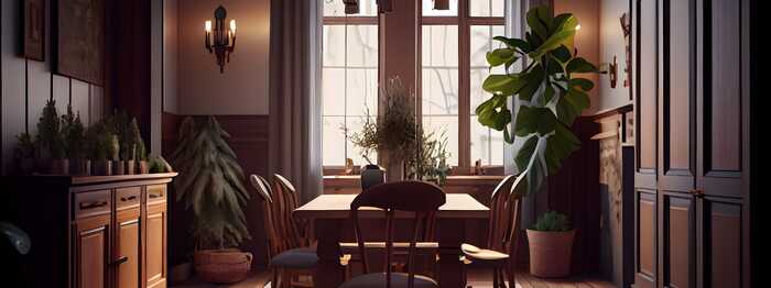 natural light in open plan living room