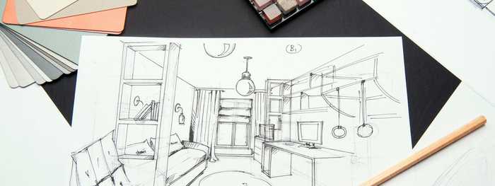 interior design sketch